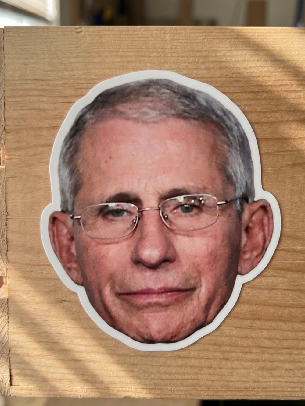 Fauci Floating Head Sticker - Picture 1 of 4